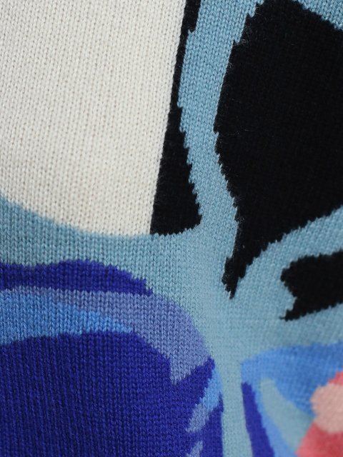 Молочный свитер MAX MARA: фото 4 - Invogue