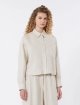 Кремова сорочка Weekend Max Mara з льону: фото 2 - Invogue