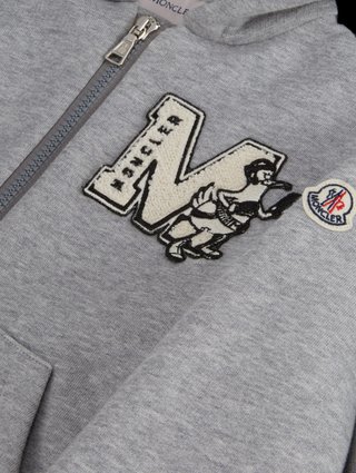 Сірі кофта, штани MONCLER ENFANT : фото 2 - Invogue