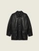 Чорна куртка ARMA зі шкіри: фото - Invogue
