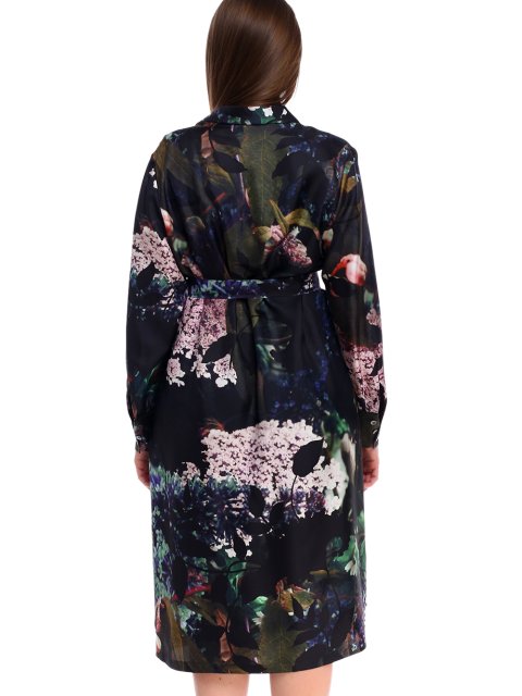 Синее платье MARINA RINALDI: фото 6 - Invogue