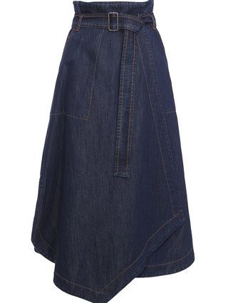 Синяя юбка WEEKEND MAX MARA: фото 2 - Invogue