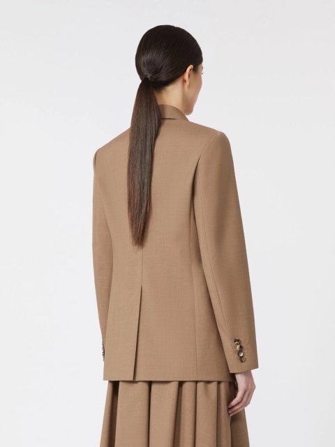 Світло-коричневий жакет MAX MARA з натуральної вовни: фото 3 - Invogue