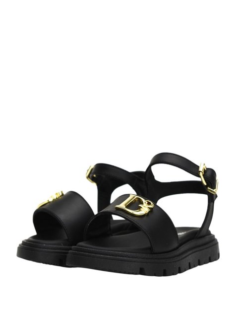 Чорні босоніжки DSQUARED KID : фото 2 - Invogue