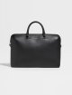 Чорна ділова сумка ZEGNA шкіряна: фото - Invogue