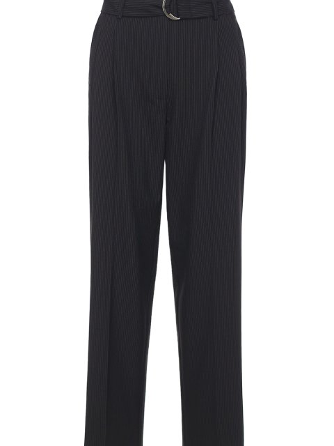 Чёрные брюки MARELLA: фото 2 - Invogue