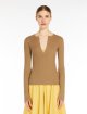 Темно-бежевий джемпер Max Mara з довгим рукавом: фото 1 - Invogue
