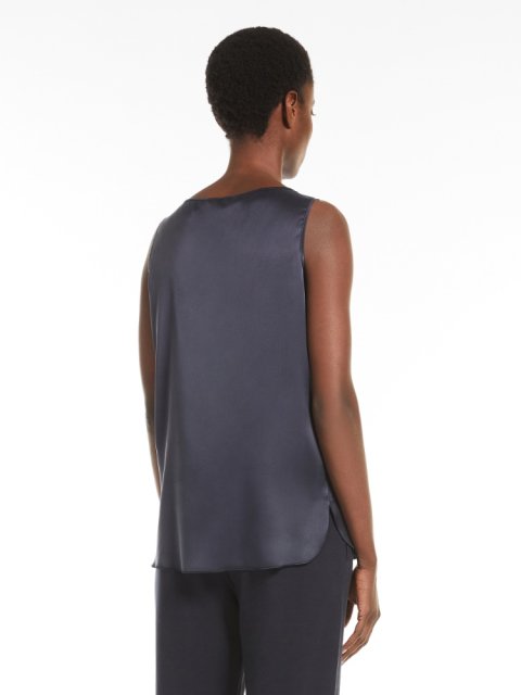 Синя майка MAX MARA : фото 2 - Invogue