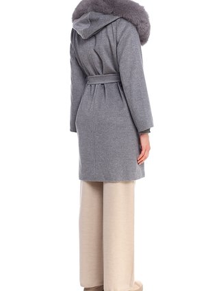 Бежевые брюки MAX MARA: фото 4 - Invogue