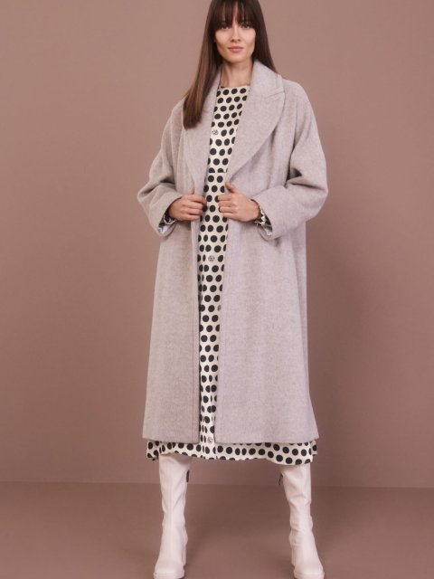 Бежеве пальто MARC CAIN : фото 6 - Invogue