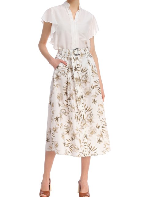 Белая юбка MARELLA: фото 1 - Invogue