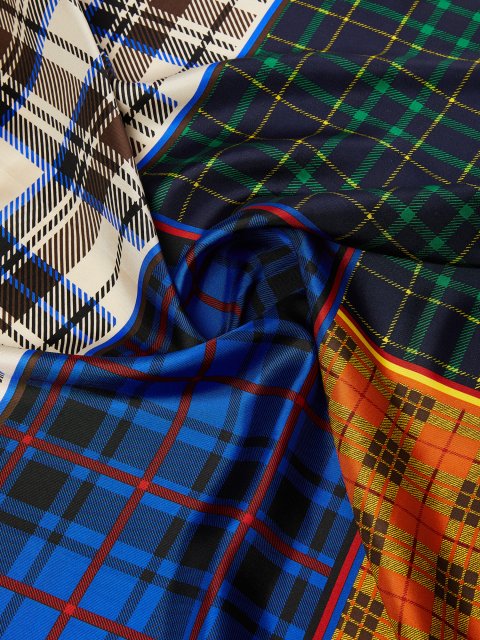 Разноцветный платок Weekend Accessories из шелка: фото 3 - Invogue