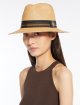 Бежевий капелюх Max Mara солом’яний: фото 1 - Invogue