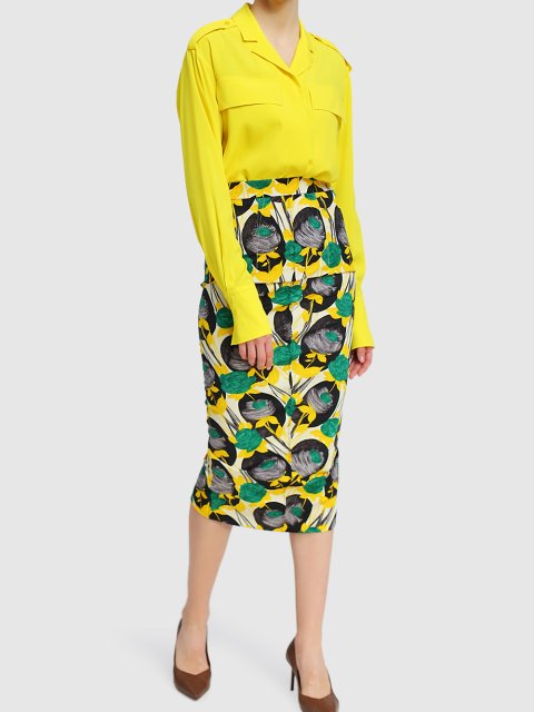 Зелёная юбка SPORTMAX: фото 1 - Invogue