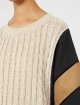 Бежевий светр з фактурною в’язкою Max Mara з льону: фото 4 - Invogue