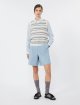 Блакитна сорочка Weekend Max Mara з льону: фото 1 - Invogue