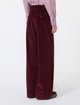 Бордові брюки Weekend Max Mara з бавовни: фото 3 - Invogue