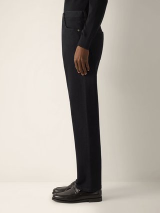 Черные джинсы ZEGNA из хлопка: фото 2 - Invogue