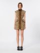 Сукня з леопардовим принтом Sportmax з бавовни: фото 1 - Invogue