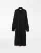 Чорна довга сукня SPORTMAX з шовку: фото - Invogue