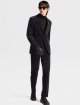 Темно-синие брюки ZEGNA кроя slim: фото 5 - Invogue