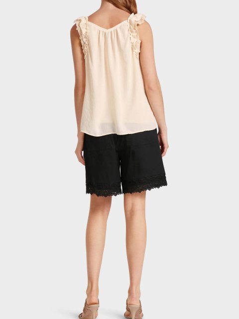 Бежевый топ MARC CAIN: фото 3 - Invogue