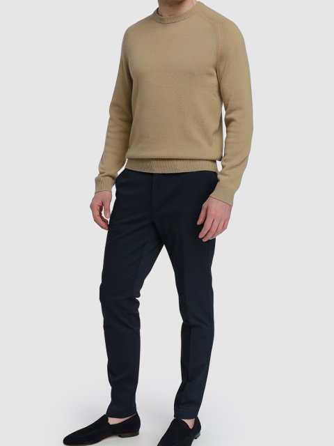 Бежевый свитер BOSS: фото 1 - Invogue