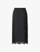 Черная юбка Max Mara прямого кроя: фото - Invogue