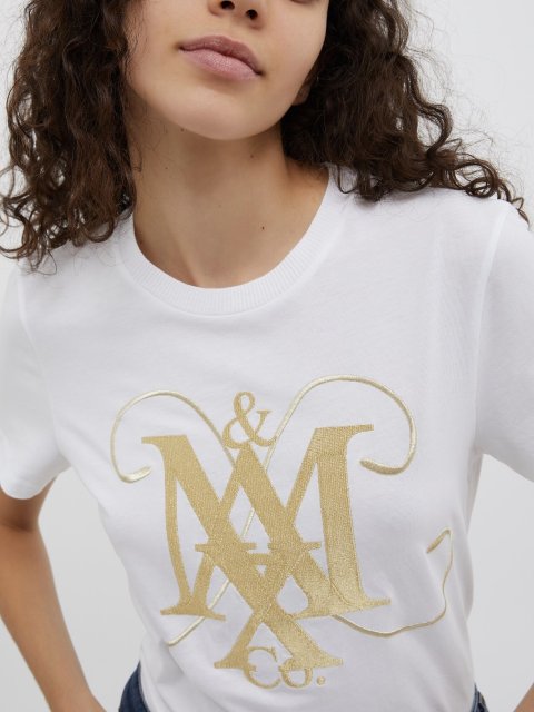 Біла футболка MAX&CO : фото 3 - Invogue