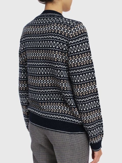 Тёмно-синий свитер WEEKEND MAX MARA: фото 3 - Invogue