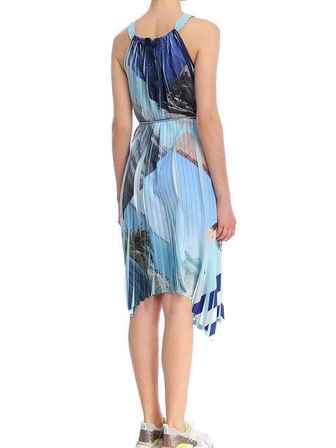 Бирюзовое платье MARC CAIN: фото 4 - Invogue