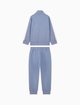 Голубой костюм Emporio Armani из хлопка и полиэстера: фото 2 - Invogue