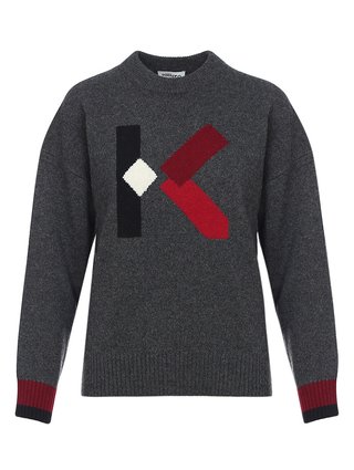 Серый свитер KENZO: фото - Invogue