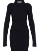Чёрное платье HELMUT LANG: фото - Invogue