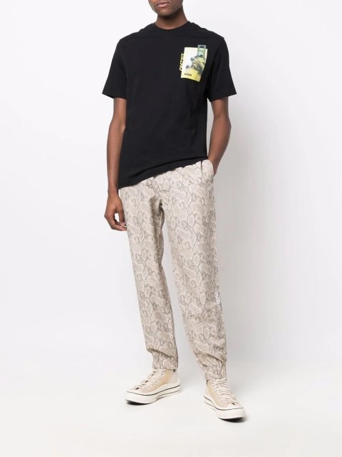 Чёрная футболка KENZO: фото 3 - Invogue