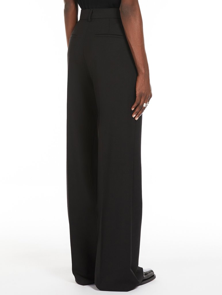 Черные брюки Sportmax клеш: фото 3 - Invogue