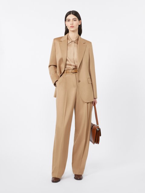 Бежевий жакет MAX MARA з вовни: фото 1 - Invogue