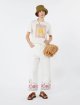 Білі брюки Weekend Max Mara з чистої бавовни: фото 1 - Invogue