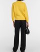 Жовтий светр KENZO з бленду вовни з принтом: фото 2 - Invogue