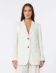 Білий жакет Max Mara з льону: фото 2 - Invogue