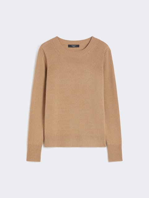 Коричневий светр WEEKEND MAX MARA з кашеміру: фото - Invogue