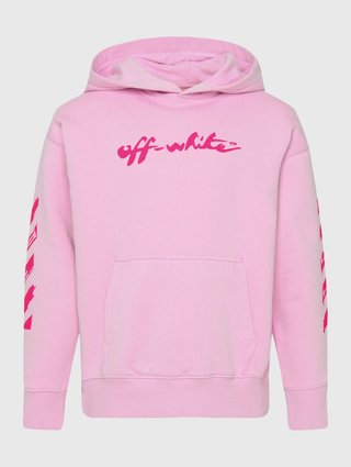Розовая толстовка OFF-WHITE KIDS: фото - Invogue