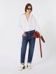 Темно-сині джинси SPORTMAX з еластичного деніму: фото 1 - Invogue