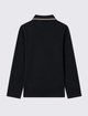 Тёмно-синяя рубашка Emporio Armani из хлопка и эластана: фото 1 - Invogue