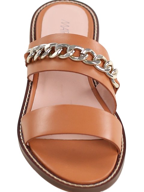 Коричневі шльопанці MARC CAIN : фото 6 - Invogue