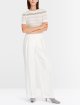 Білі брюки Marc Cain широкі: фото 1 - Invogue