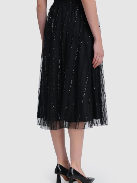 Чёрная юбка MAX&CO: фото 4 - Invogue