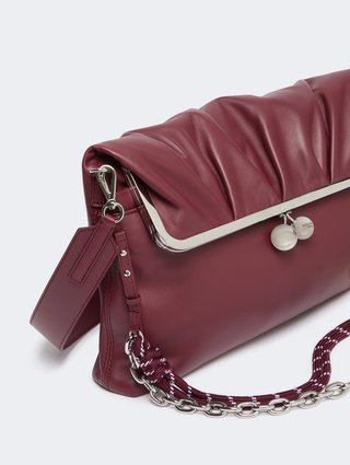Бордова сумка Pasticcino Weekend Max Mara зі шкіри: фото 3 - Invogue