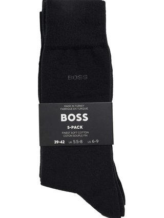 Чорні шкарпетки BOSS: фото 2 - Invogue