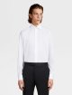 Біла сорочка ZEGNA з бавовни: фото 1 - Invogue